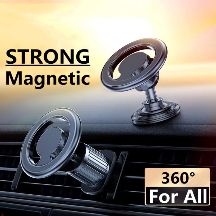 D19 Car Magnetic Mobile Phone Holder Rotatable Metal Navigation Bracket, Spec: Seat (Black) - Universal Car Holders by PMc TechLife | Online Shopping South Africa | PMc TechLife | Buy Now Pay Later Mobicred