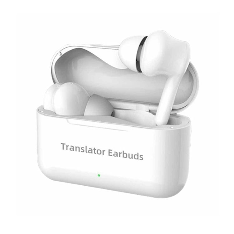 M6 Multi-country Mutual Translation Smart Bluetooth Translation Earphone Supports 127 Languages(White) -  by PMC Jewellery | Online Shopping South Africa | PMC Jewellery | Buy Now Pay Later Mobicred