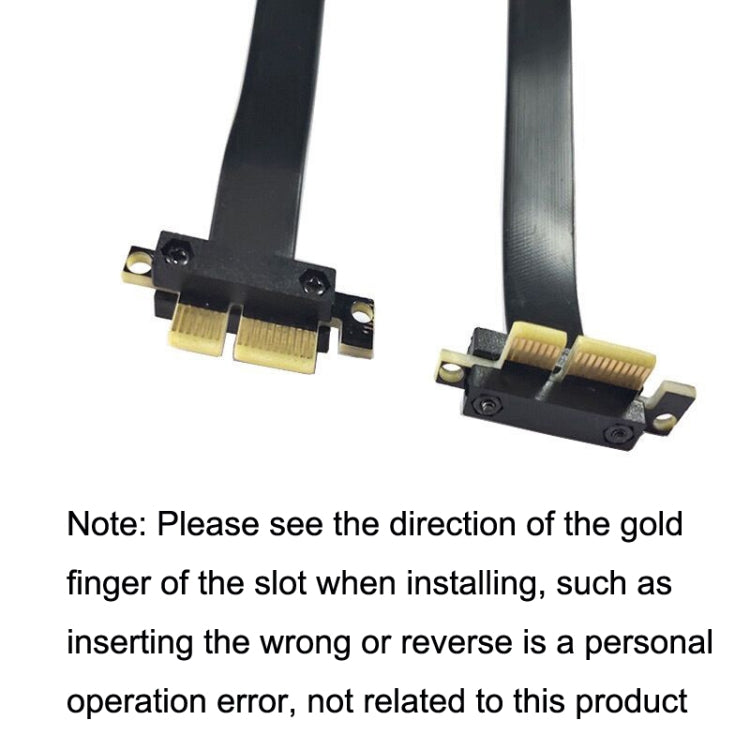 PCI-E 3.0 1X 90 Degrees Graphics Card / Wireless Network Card Extension Cable, Cable Length: 10cm - PCIE Cable by PMC TechLife | Online Shopping South Africa | PMC TechLife | Buy Now Pay Later Mobicred