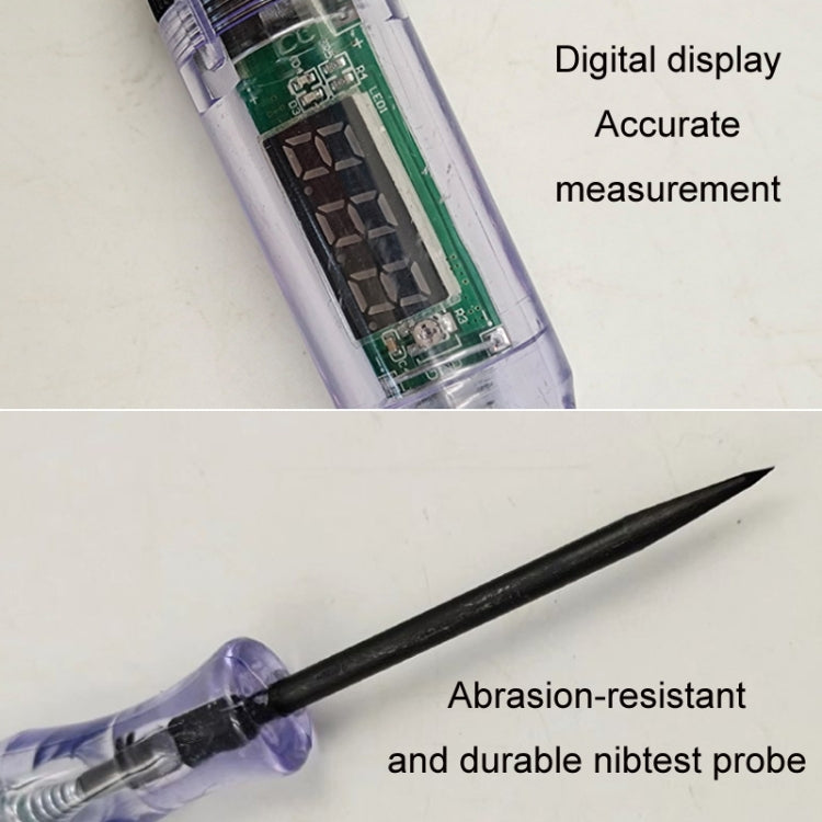 3-70V Automotive Circuit Testing Electric Pen Repair Tool, Model: D Black Cable - Electronic Test by PMC Jewellery | Online Shopping South Africa | PMC Jewellery | Buy Now Pay Later Mobicred