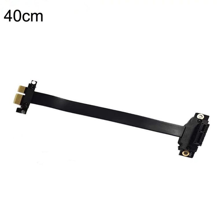 PCI-E 3.0 1X 180-degree Graphics Card Wireless Network Card Adapter Block Extension Cable, Length: 40cm - PCIE Cable by PMC Jewellery | Online Shopping South Africa | PMC Jewellery | Buy Now Pay Later Mobicred