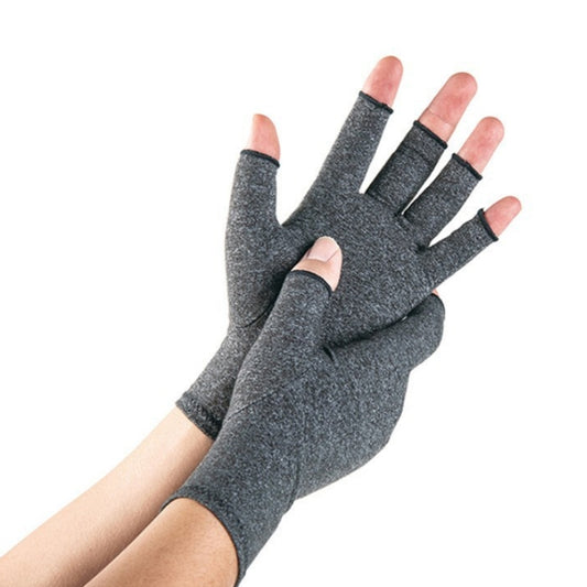 Outdoor Half Finger Joint Care Compression Cycling Gloves, Size: XL(Gray) - Cycling Gloves by PMC Jewellery | Online Shopping South Africa | PMC Jewellery | Buy Now Pay Later Mobicred