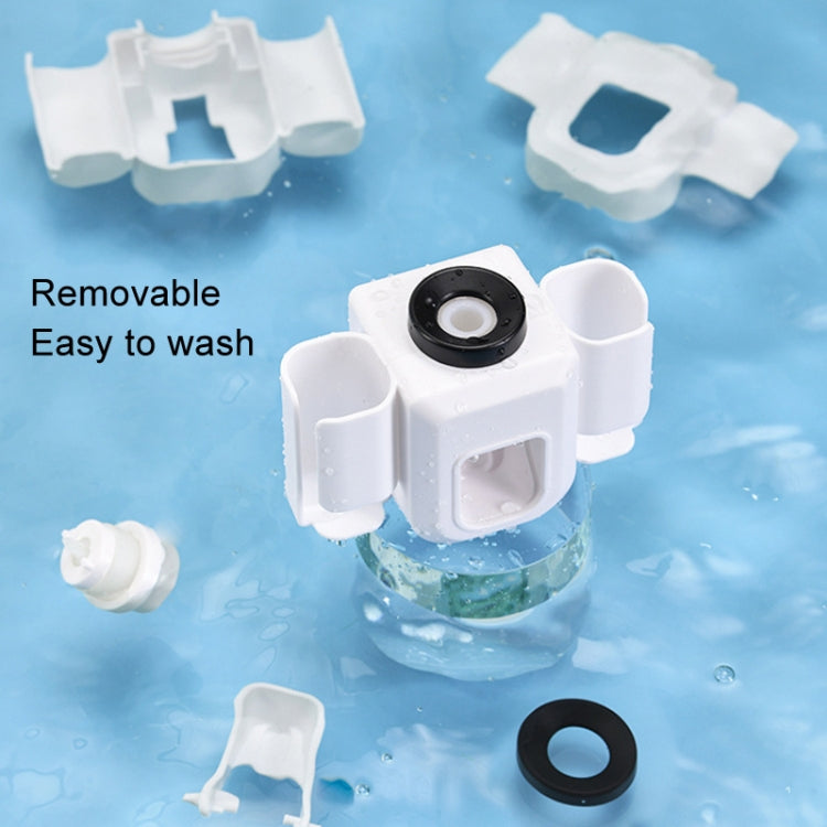 Electric Toothbrush Holder Automatic Toothpaste Squeezer Bathroom Wall Mounted Toothpaste Holder(Gray) - Toothpaste Squeezing Device by PMC TechLife | Online Shopping South Africa | PMC TechLife