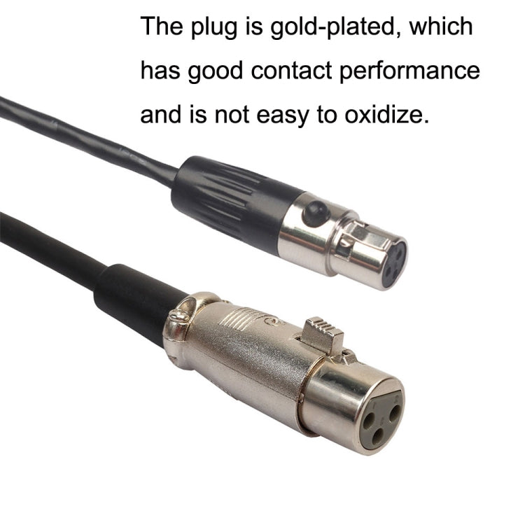 Xlrmini Caron Female To Mini Female Balancing Cable For 48V Sound Card Microphone Audio Cable, Length: 5m - Microphone Audio Cable & Connector by PMC Jewellery | Online Shopping South Africa | PMC Jewellery | Buy Now Pay Later Mobicred