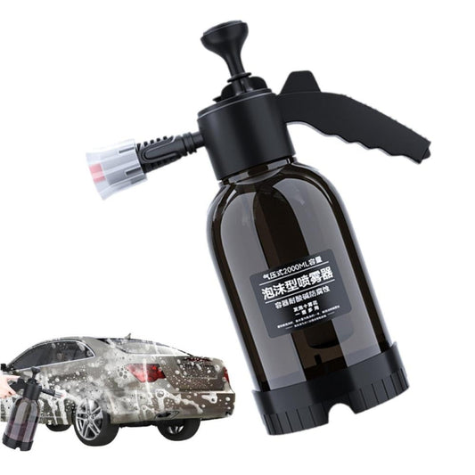 2L Foam Sprayer Pressure Spray Bottle for Car Washing Plants Watering Fertilizing(Black) - Car washing supplies by PMC Jewellery | Online Shopping South Africa | PMC Jewellery | Buy Now Pay Later Mobicred