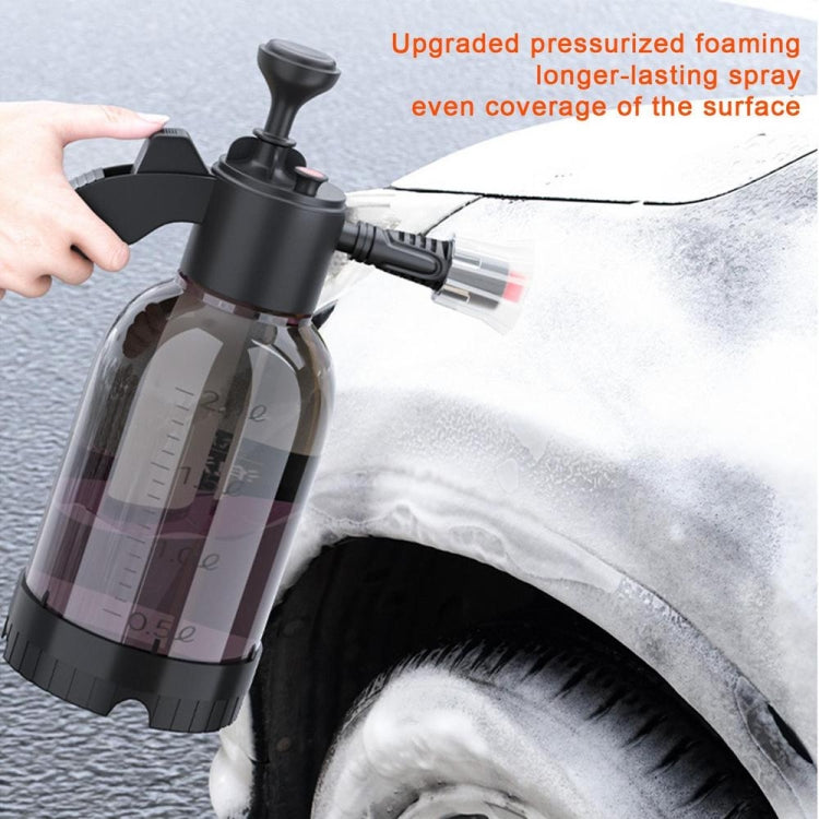 2L Foam Sprayer Pressure Spray Bottle for Car Washing Plants Watering Fertilizing(Black) - Car washing supplies by PMC Jewellery | Online Shopping South Africa | PMC Jewellery | Buy Now Pay Later Mobicred