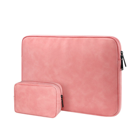 ND12 Lambskin Laptop Lightweight Waterproof Sleeve Bag, Size: 13.3 inches(Pink with Bag) - 13.3 inch by PMC Jewellery | Online Shopping South Africa | PMC Jewellery | Buy Now Pay Later Mobicred