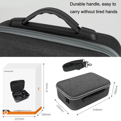 For DJI RS 3 Mini Sunnylife RO-B555 Storage Bag Handheld Stabilizer Suitcase Protective Bag(Black) -  by Sunnylife | Online Shopping South Africa | PMC Jewellery | Buy Now Pay Later Mobicred