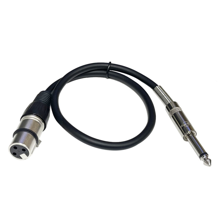 6.35mm Caron Female To XLR 2pin Balance Microphone Audio Cable Mixer Line, Size: 15m - Microphone Audio Cable & Connector by PMC Jewellery | Online Shopping South Africa | PMC Jewellery | Buy Now Pay Later Mobicred