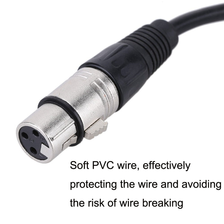 6.35mm Caron Female To XLR 2pin Balance Microphone Audio Cable Mixer Line, Size: 20m - Microphone Audio Cable & Connector by PMC Jewellery | Online Shopping South Africa | PMC Jewellery | Buy Now Pay Later Mobicred