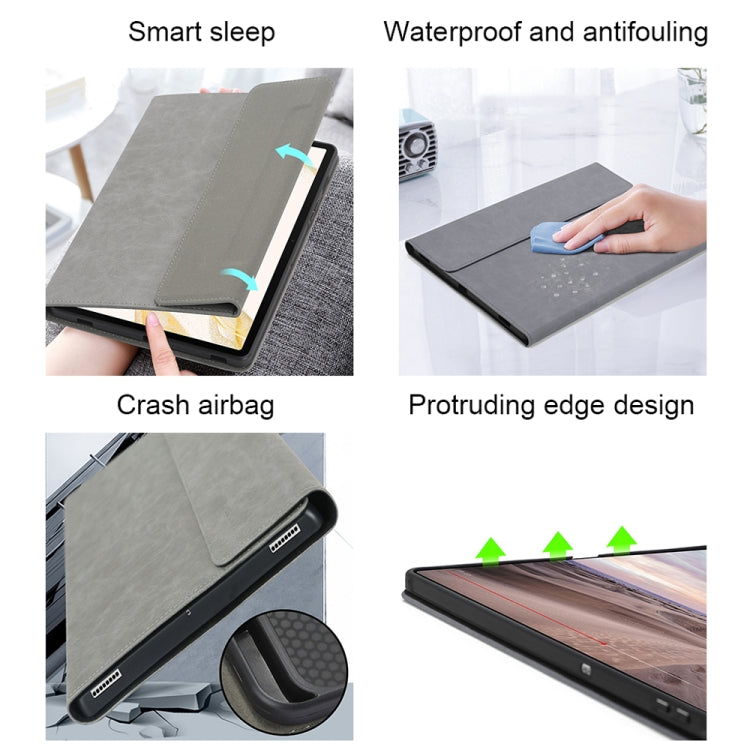 For Samsung S8 Ultra 14.6 inch Adjustable Tablet Waterproof Anti-drop Protective Cover(Gray) - Other Galaxy Tab PC by PMC Jewellery | Online Shopping South Africa | PMC Jewellery