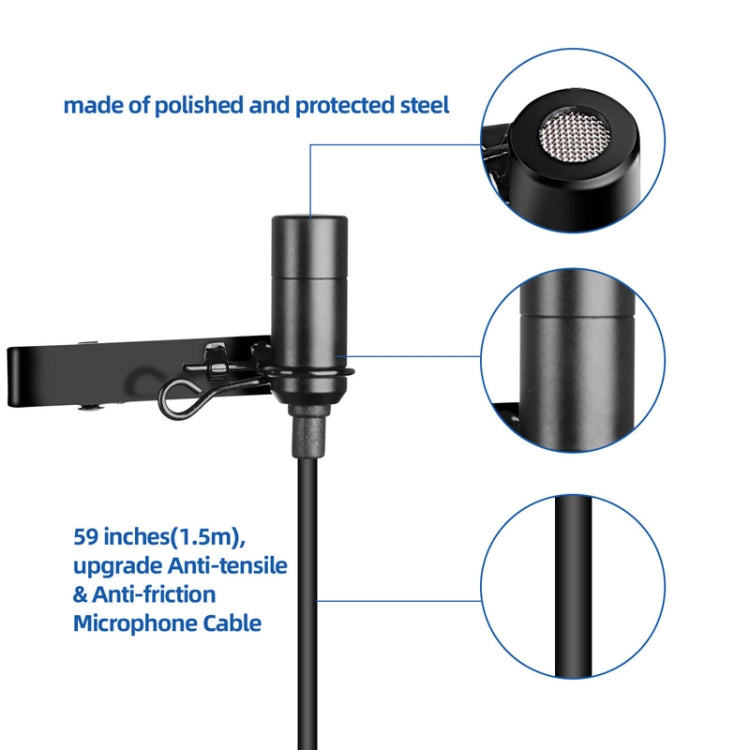 Q6 1 Drag 2 Wireless Lavalier Head Wear USB Computer Recording Microphone Live Phone SLR Lavalier Microphone - Microphone by PMC Jewellery | Online Shopping South Africa | PMC Jewellery | Buy Now Pay Later Mobicred