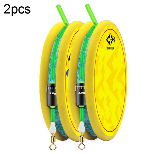 2pcs Outdoor Fishing Anti-tangle Spotted Invisible Line Set with Scale, Size: 5.4m(1.5) - Fishing Lines & Ropes by PMC Jewellery | Online Shopping South Africa | PMC Jewellery | Buy Now Pay Later Mobicred