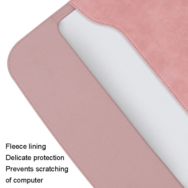 A20 Laptop Bag Magnetic Suction Slim Tablet Case Inner Bag, Size: 13 inch(Pink) - 13.3 inch by PMC Jewellery | Online Shopping South Africa | PMC Jewellery | Buy Now Pay Later Mobicred