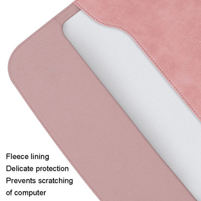 A20 Laptop Bag Magnetic Suction Slim Tablet Case Inner Bag, Size: 13 inch(Pink) - 13.3 inch by PMC Jewellery | Online Shopping South Africa | PMC Jewellery | Buy Now Pay Later Mobicred