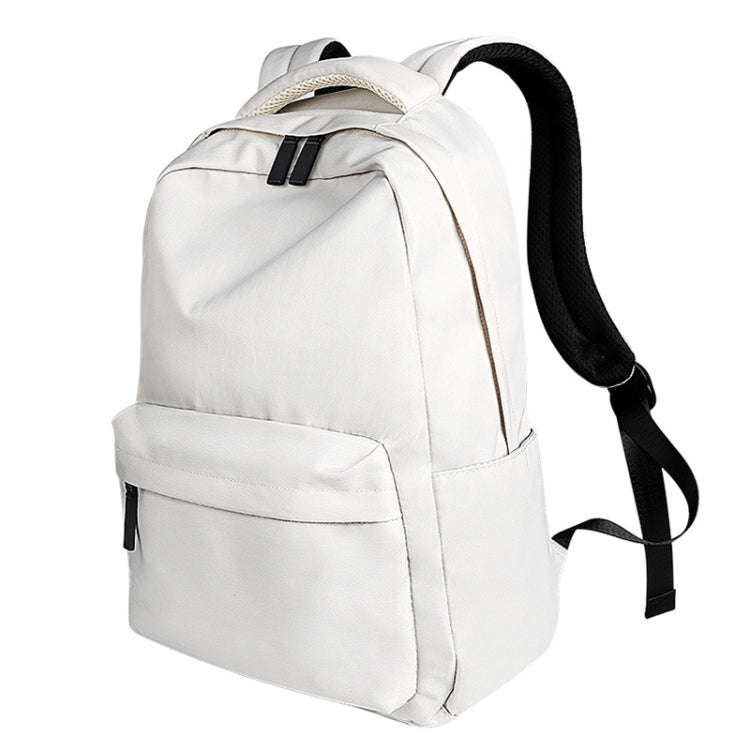 SJ13 13-15.4 inch Large-capacity Waterproof Wear-resistant Laptop Backpack(Beige) - Backpack by PMC Jewellery | Online Shopping South Africa | PMC Jewellery | Buy Now Pay Later Mobicred