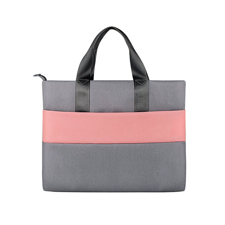 ST05DZ 14.1-15.4 Inch Universal Color Matching Portable Laptop Liner Bag(Pink and Gray) - 14.1 inch by PMC Jewellery | Online Shopping South Africa | PMC Jewellery | Buy Now Pay Later Mobicred