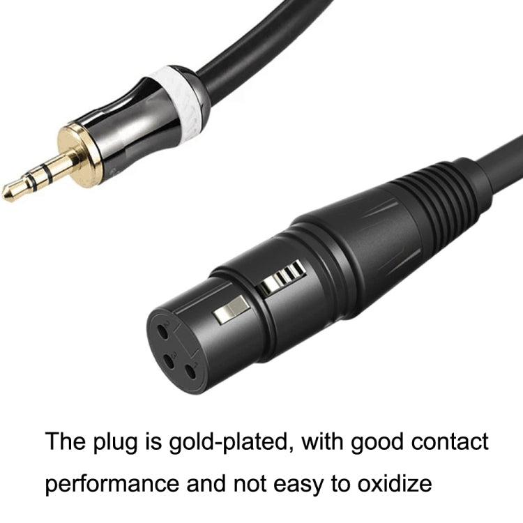 3.5mm To Caron Female Sound Card Microphone Audio Cable, Length: 10m - Microphone Audio Cable & Connector by PMC Jewellery | Online Shopping South Africa | PMC Jewellery | Buy Now Pay Later Mobicred