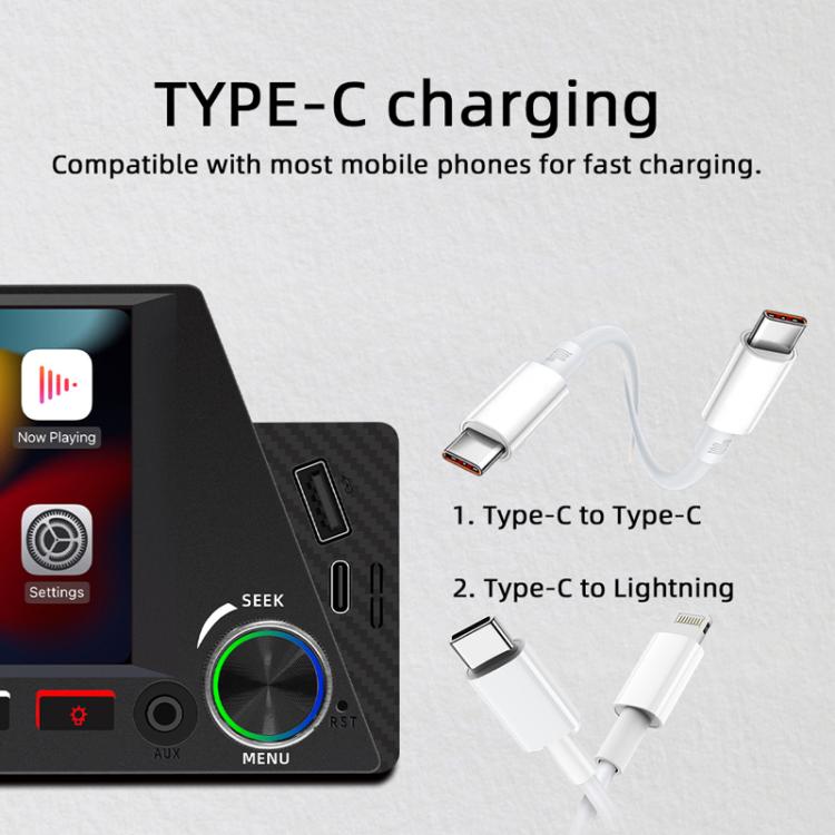 4.7 inch AUTO/CarPlay Navigation Bluetooth FM Radio Car MP5(161C) - Car MP3 & MP4 & MP5 by PMc TechLife | Online Shopping South Africa | PMc TechLife | Buy Now Pay Later Mobicred