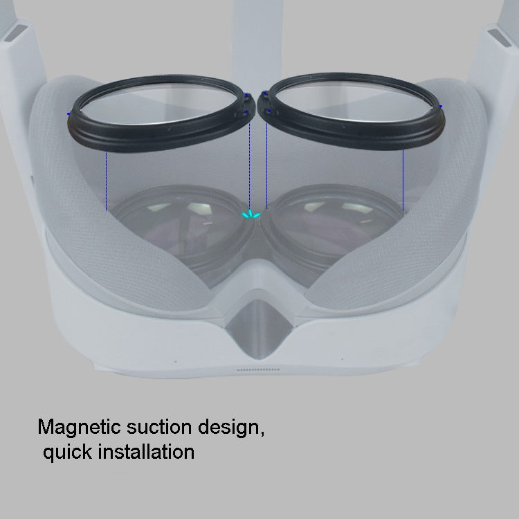 For Pico 4 Myopia Lens Magnetic Eyeglass Frame.Spec: Glasses Frame - VR Accessories by PMC TechLife | Online Shopping South Africa | PMC TechLife | Buy Now Pay Later Mobicred