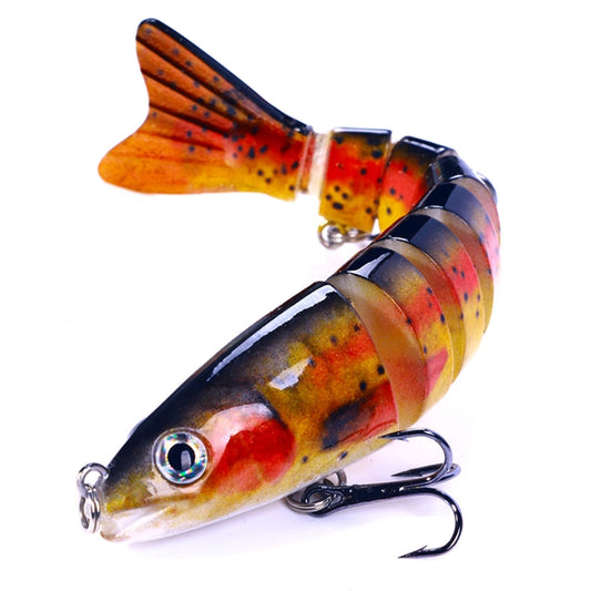 HENGJIA JM064 Multi-section Fish Minnow Bionic Fake Lures Sea Fishing Sinking Lures, Size: 12.8cm 18g(4) - Fishing Lures by HENGJIA | Online Shopping South Africa | PMC Jewellery | Buy Now Pay Later Mobicred