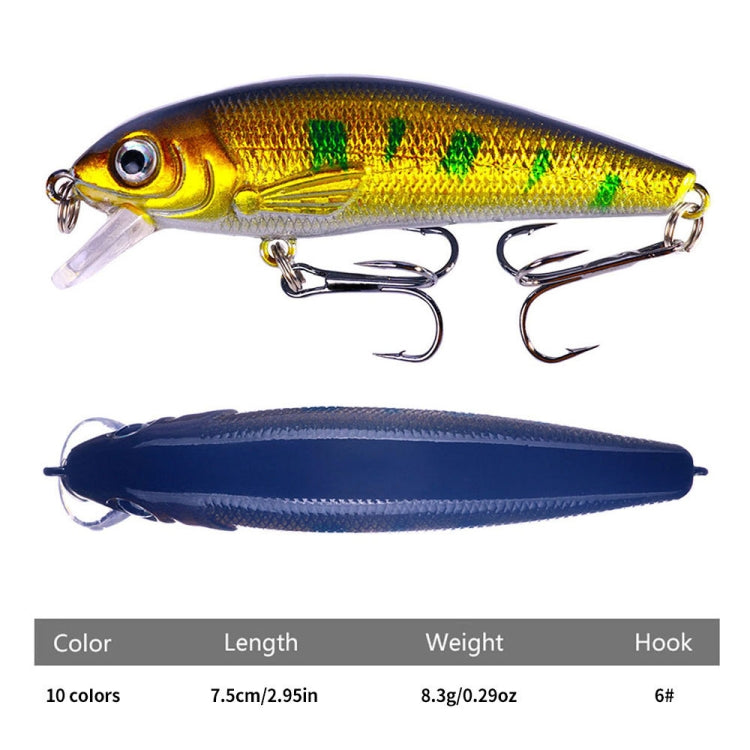 HENGJIA MI158 Floating Mino Bionic Lures, Color: 6 - Fishing Lures by HENGJIA | Online Shopping South Africa | PMC TechLife | Buy Now Pay Later Mobicred