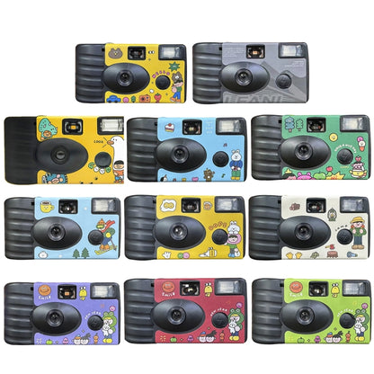 27pcs Happy Day Retro Film Camera Waterproof Cartoon Decorative Stickers without Camera - Children Cameras by PMC Jewellery | Online Shopping South Africa | PMC Jewellery | Buy Now Pay Later Mobicred