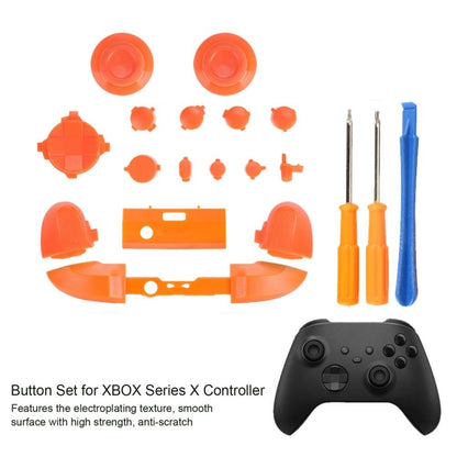 For Xbox Series X Controller Thumbstick LB RB Bumpers Trigger Buttons With Screwdriver Accessories(Orange) - XBOX Spare Parts by PMC Jewellery | Online Shopping South Africa | PMC Jewellery