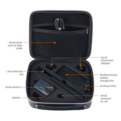 For DJI Osmo Action 3 Storage Bag Portable Waterproof Handheld Protective Case -  by PMC Jewellery | Online Shopping South Africa | PMC Jewellery | Buy Now Pay Later Mobicred