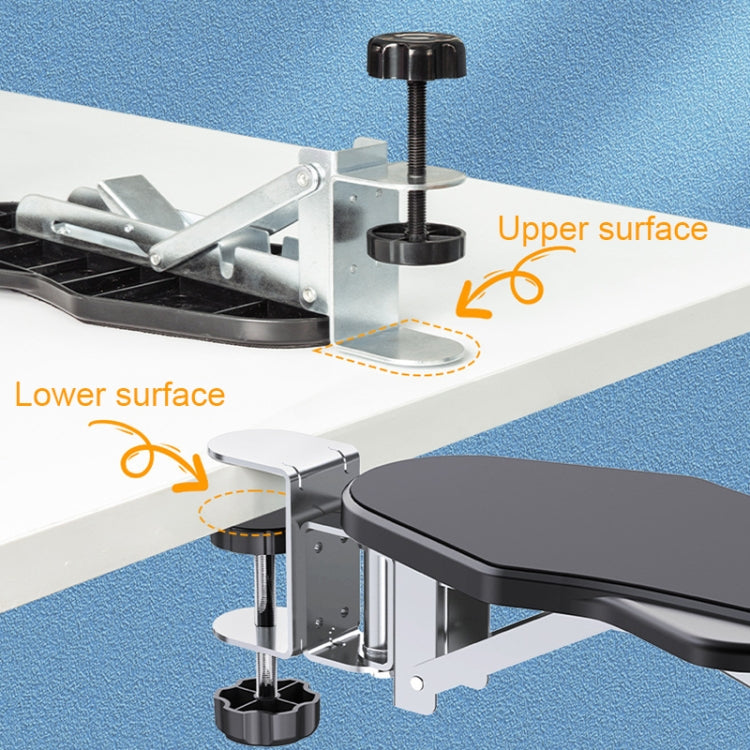 Folding Rotating Punch-free Computer Desk Sponge Pad Hand Bracket Multifunctional Desk Elbow Rest - Other by PMC Jewellery | Online Shopping South Africa | PMC Jewellery