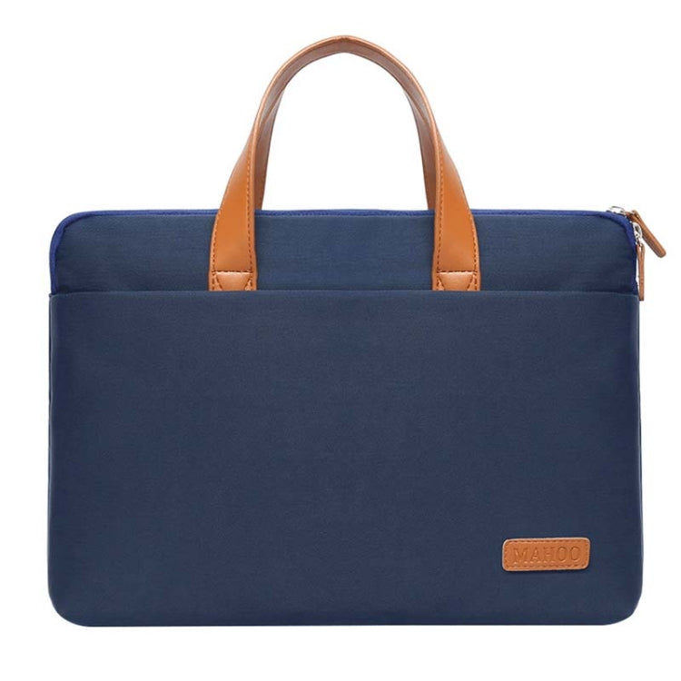 For MacBook 13.3-14 Inches MAHOO 10188 Ultra-Thin Hand Computer Bag Messenger Laptop Bag, Color: Dark Blue - 13.3 inch by PMC Jewellery | Online Shopping South Africa | PMC Jewellery | Buy Now Pay Later Mobicred