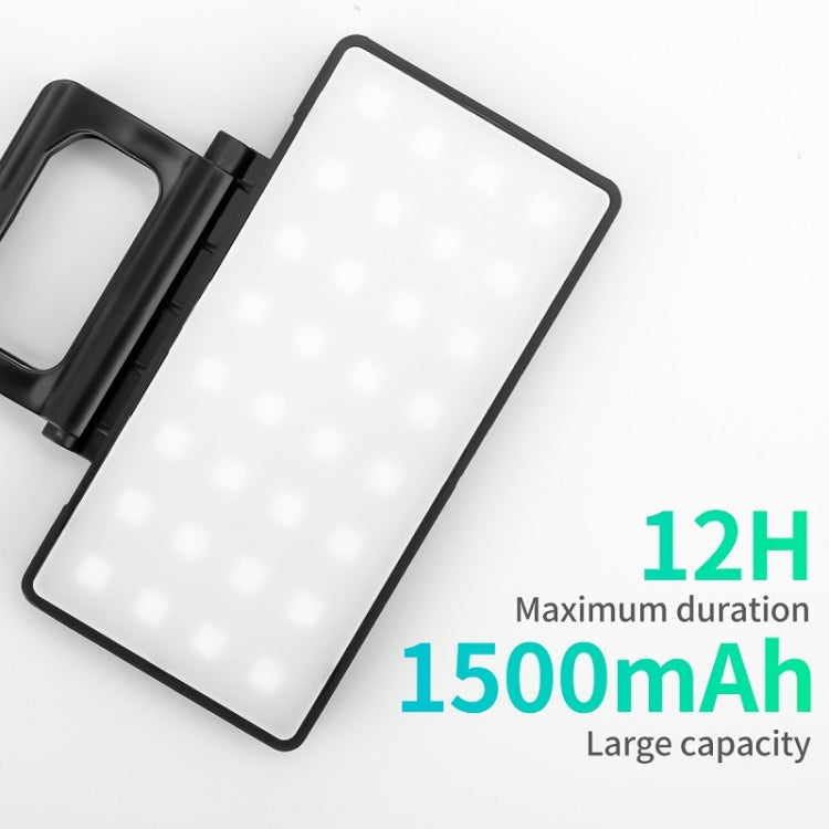 Outdoor Live Photography Multi-angle Brightness Adjustment Mobile Phone Fill Light, Specification: Monochrome White Light - Selfie Light by PMC TechLife | Online Shopping South Africa | PMC TechLife | Buy Now Pay Later Mobicred