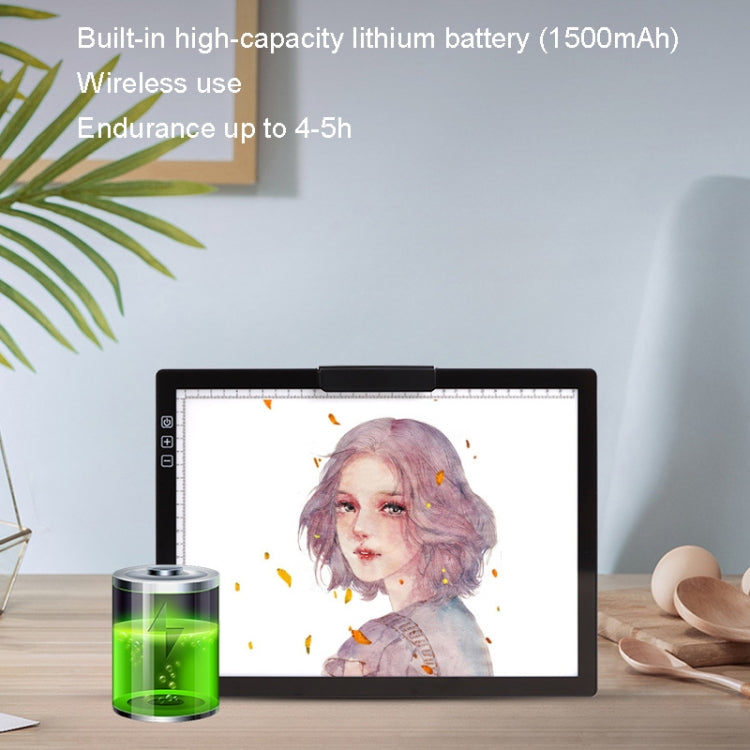 A4-D28B Rechargeable Copy Desk Drawing Board, Specification: With Charging Line+UK Plug Adapter -  by PMC TechLife | Online Shopping South Africa | PMC TechLife | Buy Now Pay Later Mobicred