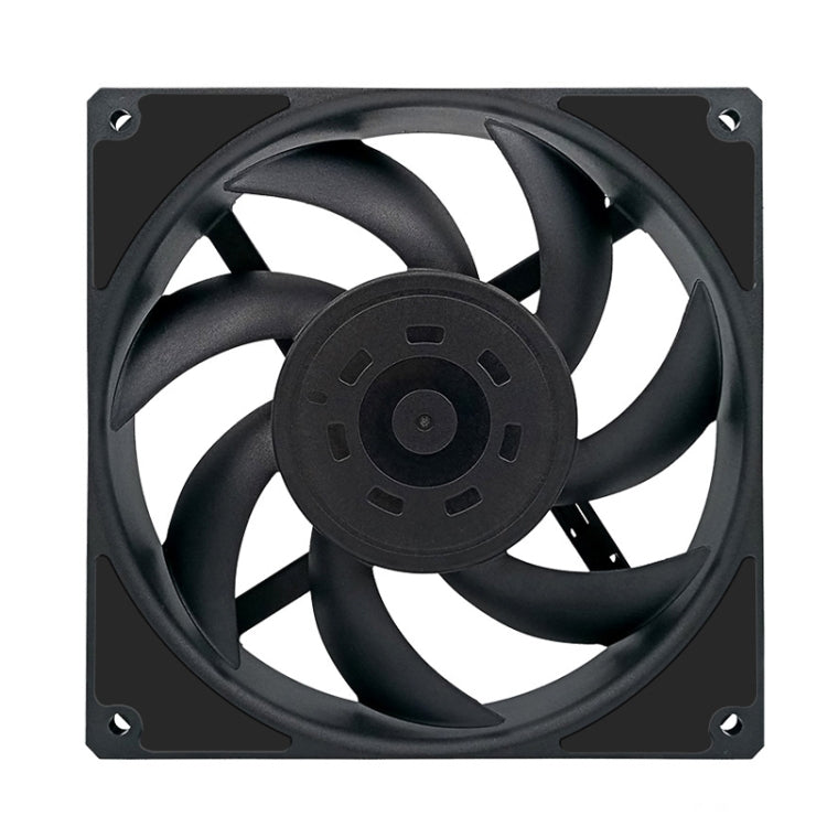 MF14025 4pin High Air Volume Low Noise High Wind Pressure FDB Magnetic Suspension Chassis Fan 2000rpm (Black) - Fan Cooling by PMC Jewellery | Online Shopping South Africa | PMC Jewellery | Buy Now Pay Later Mobicred