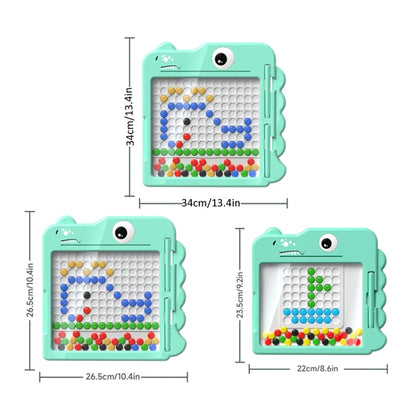 Kids Magnetic Drawing Board Big Chess Children Creative Toys, Spec: 106 Beads Dinosaur Yellow - Drawing Toys by PMC Jewellery | Online Shopping South Africa | PMC Jewellery | Buy Now Pay Later Mobicred