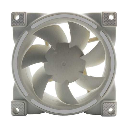 MF8025 Magnetic Suspension FDB Dynamic Pressure Bearing 4pin PWM Chassis Fan, Style: Non-luminous (White) - Fan Cooling by PMC Jewellery | Online Shopping South Africa | PMC Jewellery | Buy Now Pay Later Mobicred