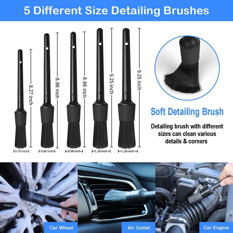 26pcs/set WRS-CS29 Car Wash Cleaning Brush Set Car Interior Crevice Cleaning Electric Drill Brush - Car washing supplies by PMC Jewellery | Online Shopping South Africa | PMC Jewellery | Buy Now Pay Later Mobicred