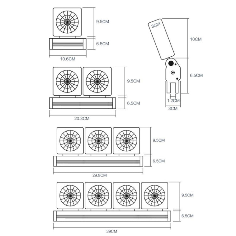 Fish Tank Cooling Fan Cooling Silent Aquarium Fan, Specification: 1 Head EU Plug - Fish Tanks & Accessories by PMC TechLife | Online Shopping South Africa | PMC TechLife | Buy Now Pay Later Mobicred