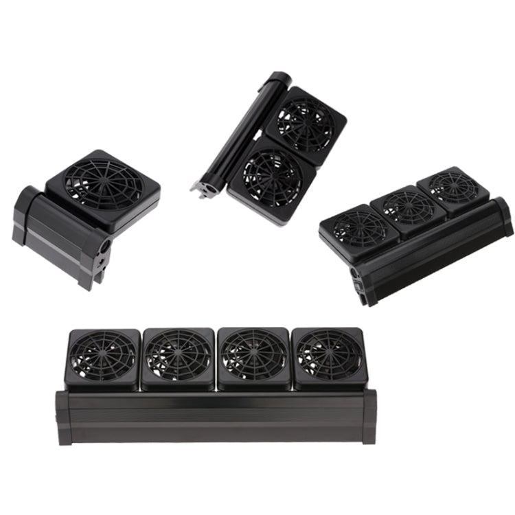 Fish Tank Cooling Fan Cooling Silent Aquarium Fan, Specification: 2 Head EU Plug - Fish Tanks & Accessories by PMC TechLife | Online Shopping South Africa | PMC TechLife | Buy Now Pay Later Mobicred
