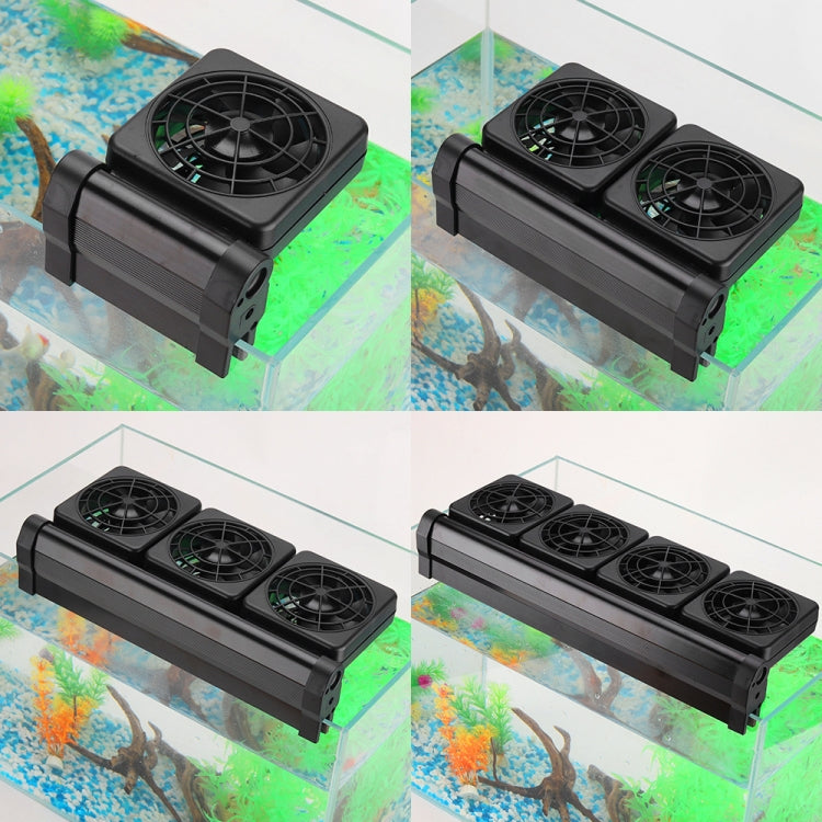 Fish Tank Cooling Fan Cooling Silent Aquarium Fan, Specification: 2 Head EU Plug - Fish Tanks & Accessories by PMC TechLife | Online Shopping South Africa | PMC TechLife | Buy Now Pay Later Mobicred