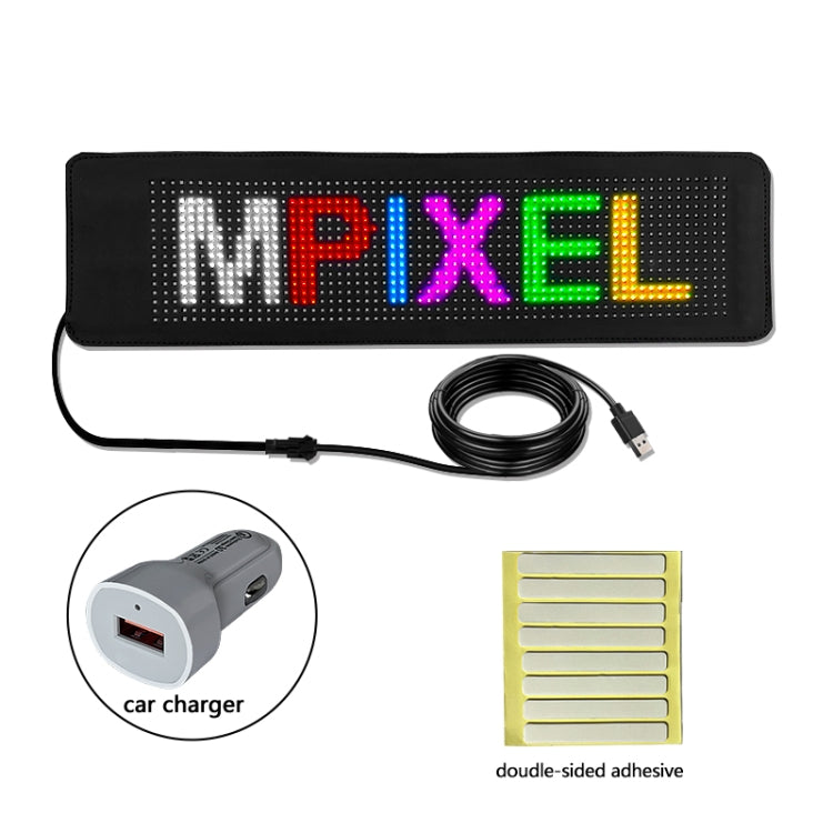 276x90mm Vehicle Rear Window Color Flexible LED Electronic Screen - Car Monitor by PMC TechLife | Online Shopping South Africa | PMC TechLife