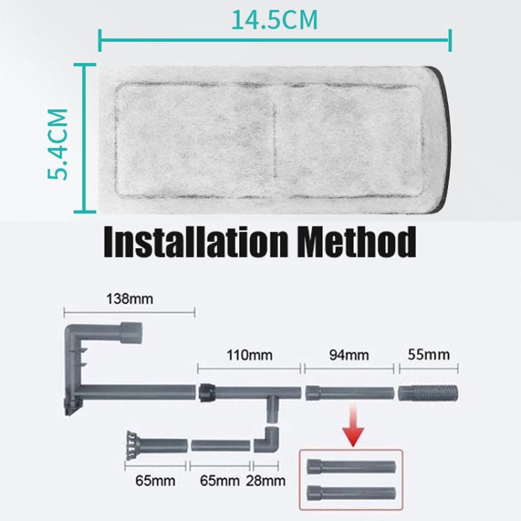 Jeneca XP-11 Small Aquarium External Waterfall Filter, CN Plug - Filters & Accessories by Jeneca | Online Shopping South Africa | PMC TechLife | Buy Now Pay Later Mobicred