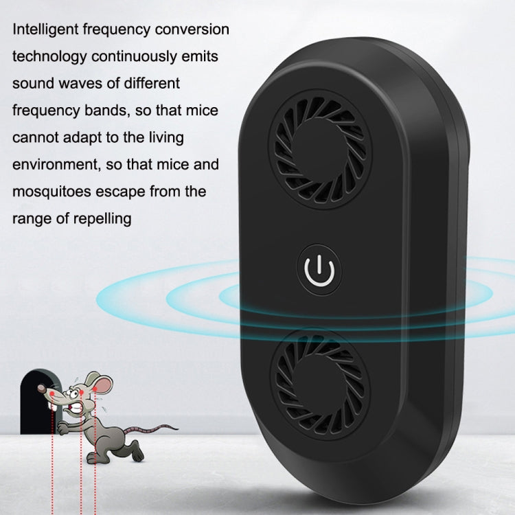 Ultrasonic Mosquito Repellent Multifunctional Electronic Insect Repellent AU Plug(Black) - Repellents by PMC Jewellery | Online Shopping South Africa | PMC Jewellery | Buy Now Pay Later Mobicred