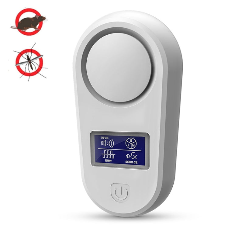 High Power Display Ultrasonic Mouse Repellent Mosquito Repellent Home Intelligent Insect Repellent AU Plug(White) - Repellents by PMC Jewellery | Online Shopping South Africa | PMC Jewellery | Buy Now Pay Later Mobicred