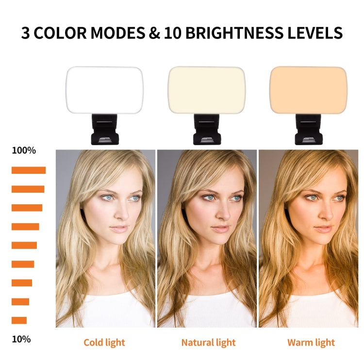 BL01 Rechargeable Video Conference Lighting With Three Color Temperature Stepless Dimming - Selfie Light by PMC Jewellery | Online Shopping South Africa | PMC Jewellery | Buy Now Pay Later Mobicred