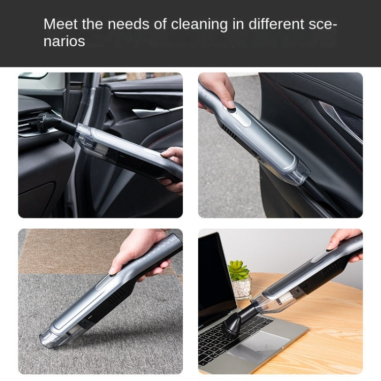 YX3560 Handheld Small Straight Handle Car Wireless Vacuum Cleaner, Style: Basic (Silver) - Vacuum Cleaner by PMC Jewellery | Online Shopping South Africa | PMC Jewellery | Buy Now Pay Later Mobicred