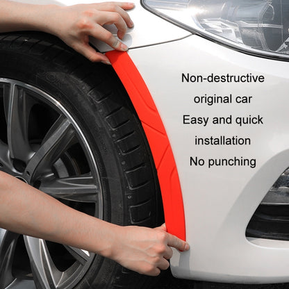 Bumper Wheel Eyebrow Silicone Universal Car Anti-collision Strip(7756 Red) - Anti Collision Sticker by PMC Jewellery | Online Shopping South Africa | PMC Jewellery | Buy Now Pay Later Mobicred