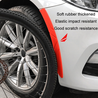 Bumper Wheel Eyebrow Silicone Universal Car Anti-collision Strip(7754 White) - Anti Collision Sticker by PMC Jewellery | Online Shopping South Africa | PMC Jewellery | Buy Now Pay Later Mobicred