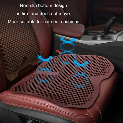 Silicone Car Seat Cushion Summer Breathable Cool Pad, Color: Cushion Apricot - Seat Accessories by PMC Jewellery | Online Shopping South Africa | PMC Jewellery | Buy Now Pay Later Mobicred