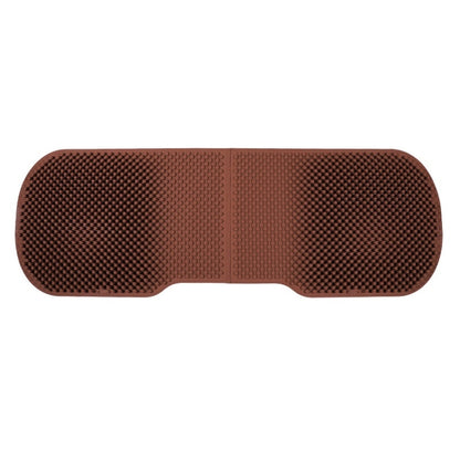 Silicone Car Seat Cushion Summer Breathable Cool Pad, Color: Rear Cushion Coffee - Seat Accessories by PMC Jewellery | Online Shopping South Africa | PMC Jewellery | Buy Now Pay Later Mobicred